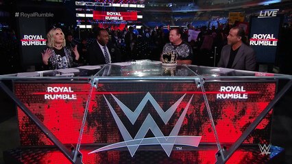 Renee Young, Booker T, Jerry Lawler, Shawn Michaels and Charly Caruso Segment