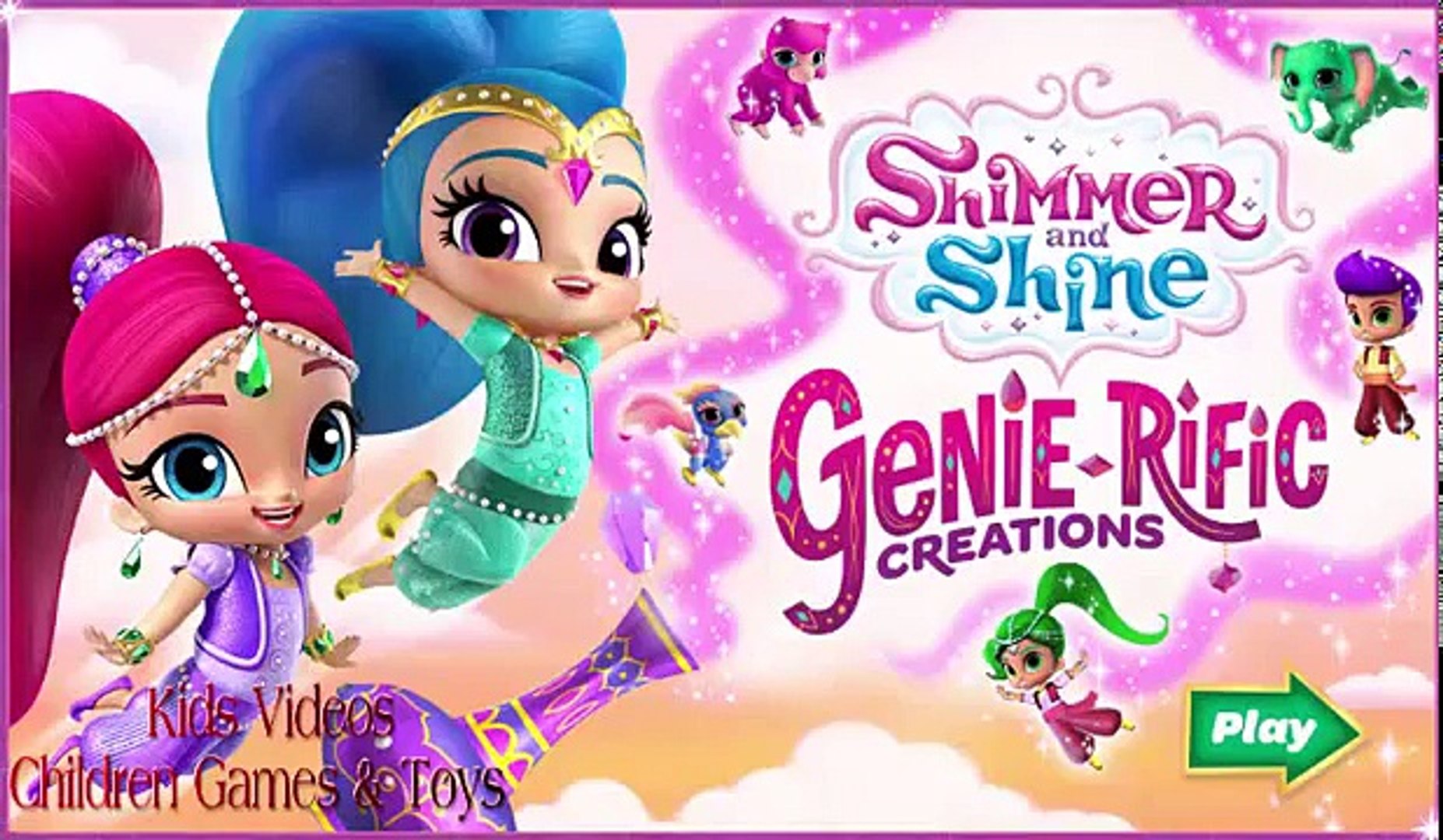 New Nickelodeon - Genie-rific Creations | Shimmer and Shine Episode on Nick  Jr. Games For Kids - video Dailymotion