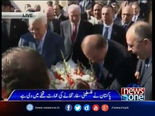 President Mahmoud Abbas inaugurates Palestinian Embassy in Islamabad