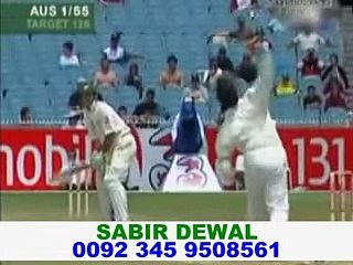 Shoaib Akhtar vs Ricky Ponting 6 dismissals from total 8 - YouTube
