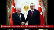 Cumhurbaşkanı Erdoğan, Mgk Öncesi Başbakan Yıldırım'ı Kabul Etti