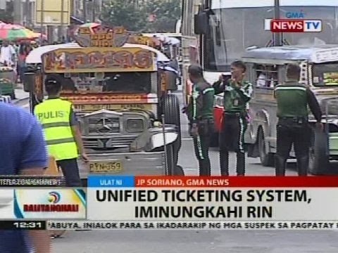 BT: Unified ticketing system, iminungkahi rin