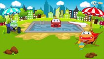 The Red Fire Truck & The Police Car - Cars & Trucks Cartoons - Vehicle & Chi Chi Car for children!