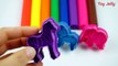 Learn Colors with Play Doh Animal Molds Elephant Lion Giraffe Zebra Fun & Creative for Kids