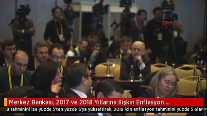 Merkez Bankası, 2017 ve 2018 Yıllarına Ilişkin Enflasyon Tahminlerini Yükseltti