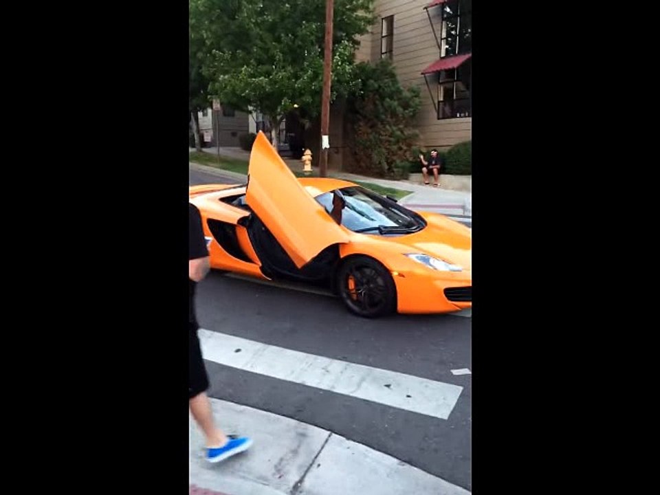 When you dont stop at crosswalks and beep at the people trying to cross, this is what happens...