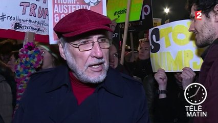 Les Britanniques manifestent contre Trump et son décret anti-immigration