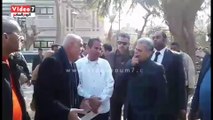 بالفيديو.. جابر نصار يتفقد حمام السباحة الأولمبى بجامعة القاهرة