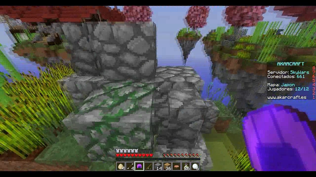 MINECRAFT #2 SKY WARS GANHEI ??