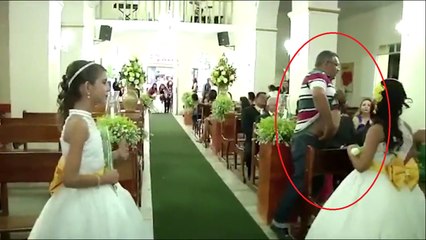 terrified wedding guests shot at by lone gunman during ceremony