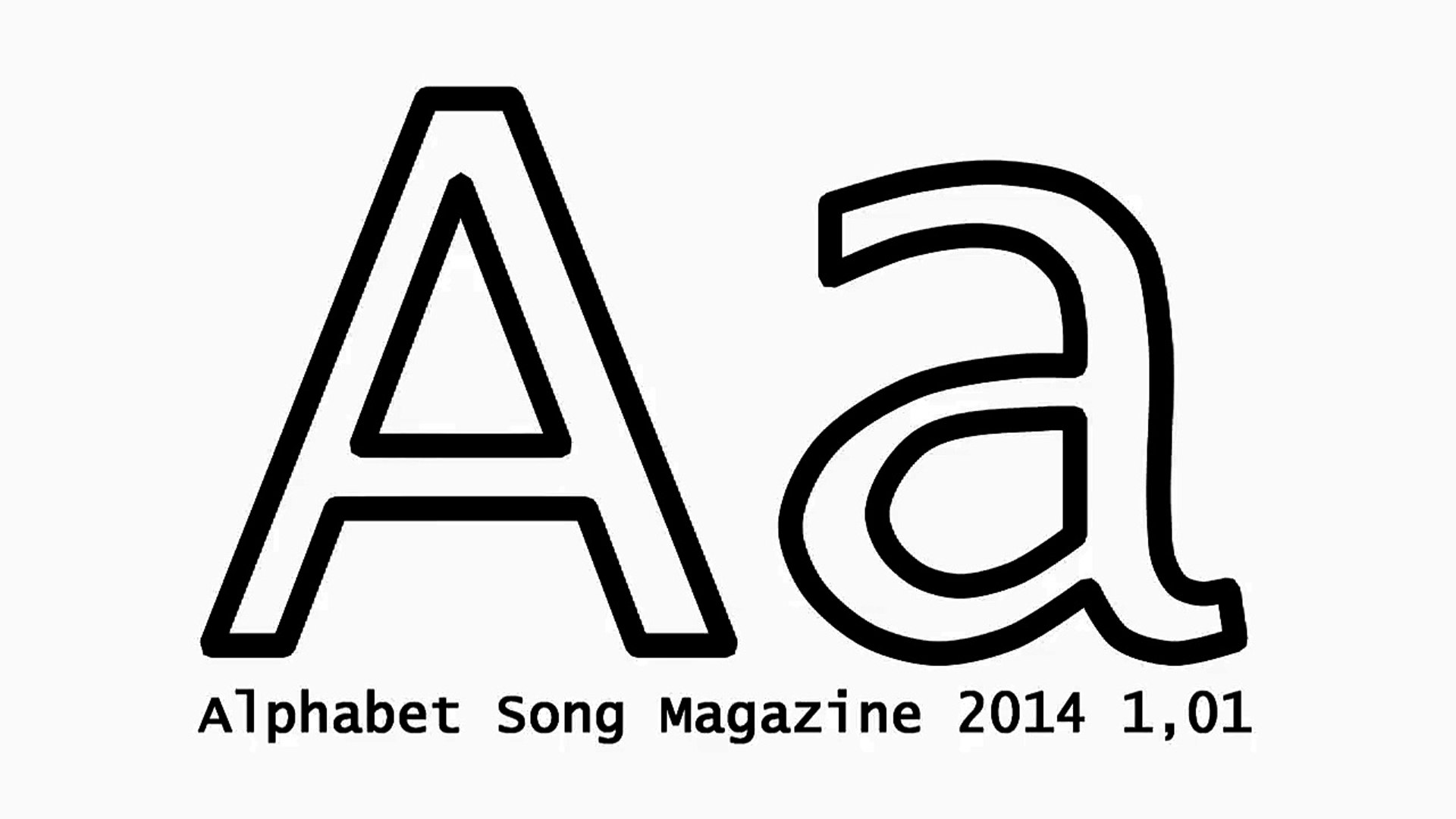 ⁣Super simple alphabet song - Letter A Nursery Rhyme Video for Children