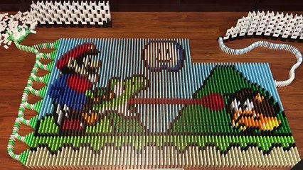 Domino Severlerin Aklını Başından Alacak Muhteşem Super Mario Dominosu