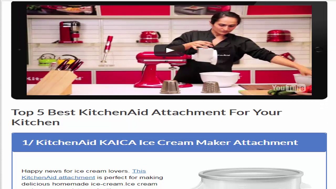 Best kitchenAid Attachment | kitchenAid Attachment