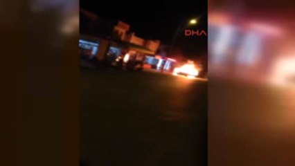 Muğla Seyir Halindeki Otomobil Yandı