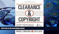 READ book Clearance   Copyright, 4th Edition: Everything You Need to Know for Film and Television