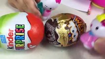 CUTE HELLO KITTY SURPRISE TOYS FOOD TRUCK   Golden Surprise Egg & Kinder Eggs Toy My Little Pony
