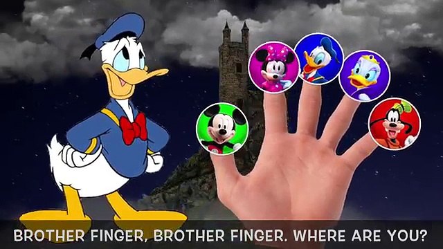 Mickey Mouse Scary Castle Skeletons Cave Adventure Finger Family Song!