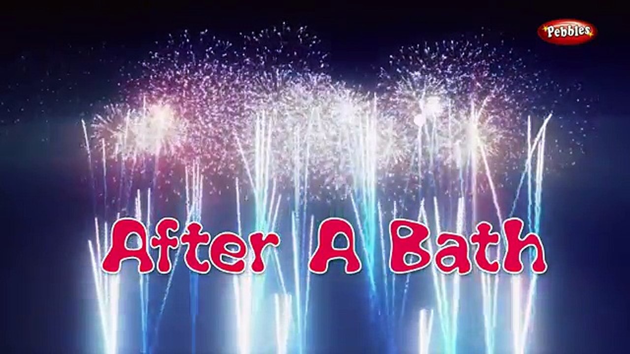 After A Bath Rhyme With Actions | Nursery Rhymes For Kids With Lyrics | Action Songs For Children