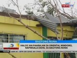 Halos 300 paaralan sa Oriental Mindoro, napinsala dahil sa Bagyong Nona