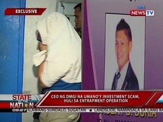 SONA: CEO ng DMGI na umano'y investment scam, huli sa entrapment operation