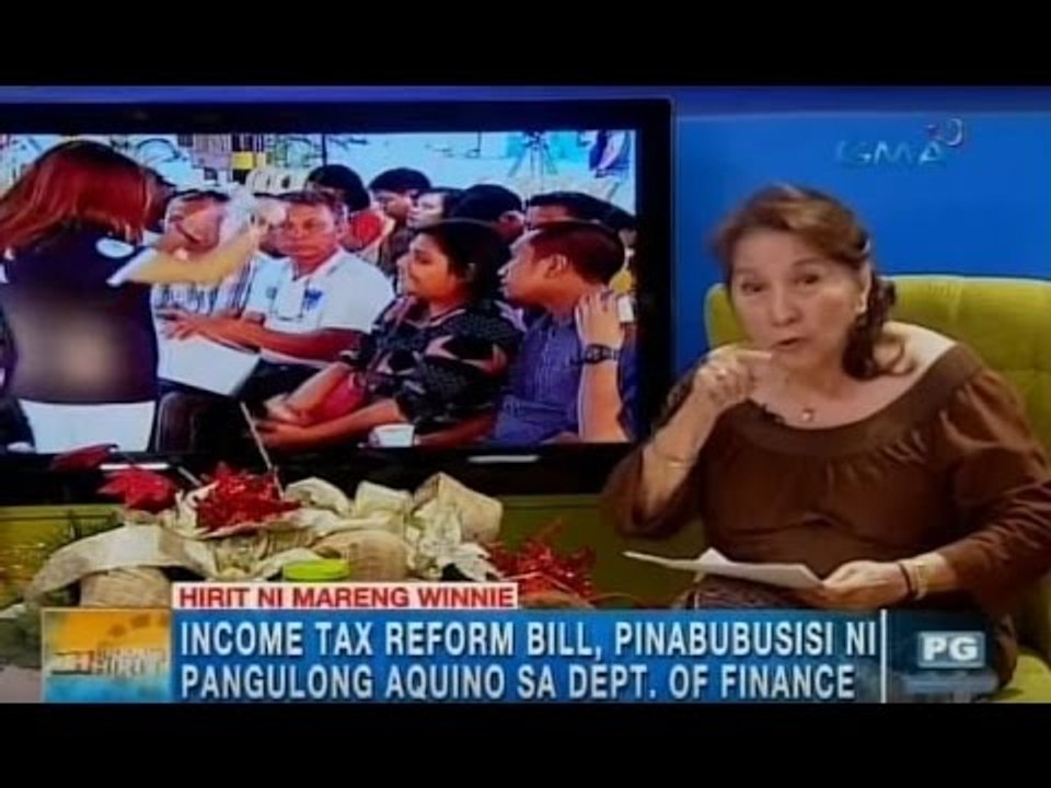 Winnie Monsod lays down pros and cons of Income Tax Reform Bill | Unang Hirit