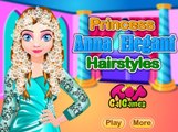Princess Anna Elegant Hairstyles: Disney princess Frozen - Best Baby Games For Girls