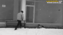 Karda Üşüyen Köpeğe Önce Yemek Sonra Üzerinde ki Montu Verip Vicdan Dersi Veren Belediye İşcisi