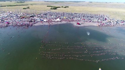 Argentine: 1941 personnes flottent ensemble pour un record