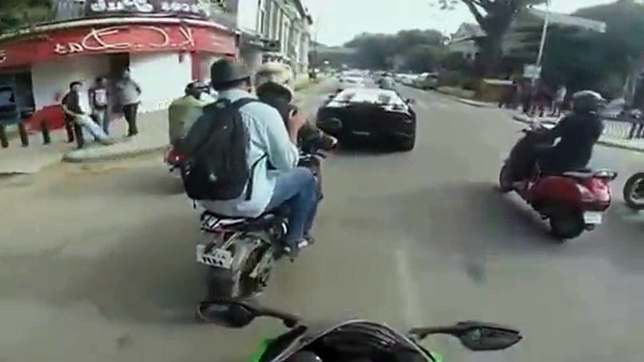 High Speed Run - Lamborghini Huracan X Ninja Zx10r - Ninja Gopro Pov