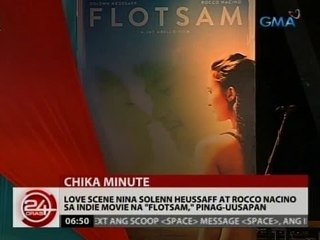 24Oras: Love scene nina Solenn Heussaff at Rocco Nacino sa Indie Movie na "Flotsam," pinag-uusapan