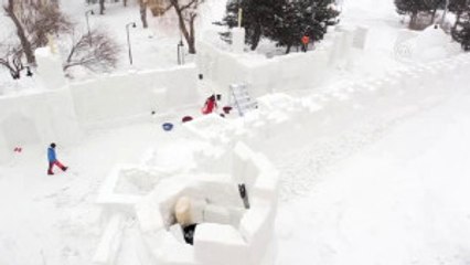 Erzurum'un Tarihi Yapıları Kardan Minyatürleriyle Tanıtılacak - Erzurum