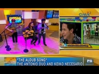 Antonio Duo and Keiko Necesario’s original AlDub-inspired composition | Unang Hirit