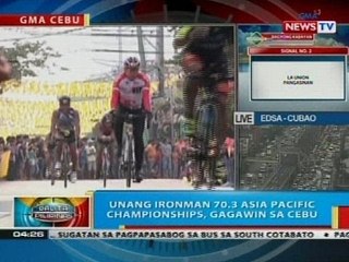BP: Unang Ironman 70.3 Asia Pacific Championships, gagawin sa Cebu