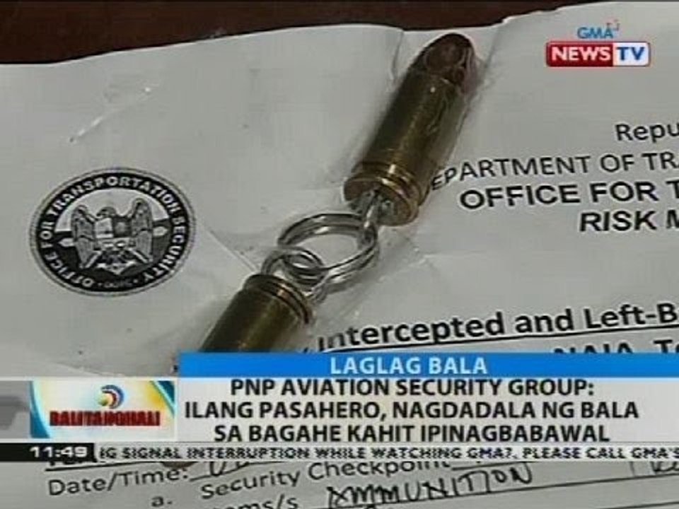 BT: Umano'y modus na 'laglag bala' sa NAIA, nabisto kamakailan