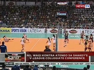 QRT: NU, wagi kontra Ateneo sa Shakey's V-League Collegiate Conference