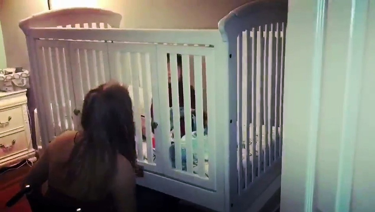 This is how I get Kaylee out of her crib!!! We throw some mommy daughter play...