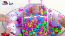Jada Stephens Cars Baby Doll Stroller With Skittles | Baby Doll Bathtime Pretend Play
