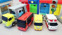 Tayo the Little Bus & Friends Garage English Learn Numbers Colors Toy Surprise Eggs YouTube