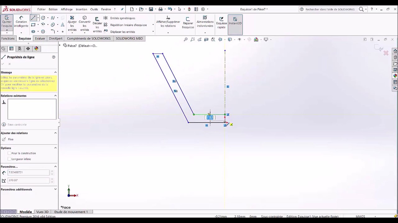 ACTIVITE 9 SOLIDWORKS-VERRE EN PLASTIQUE