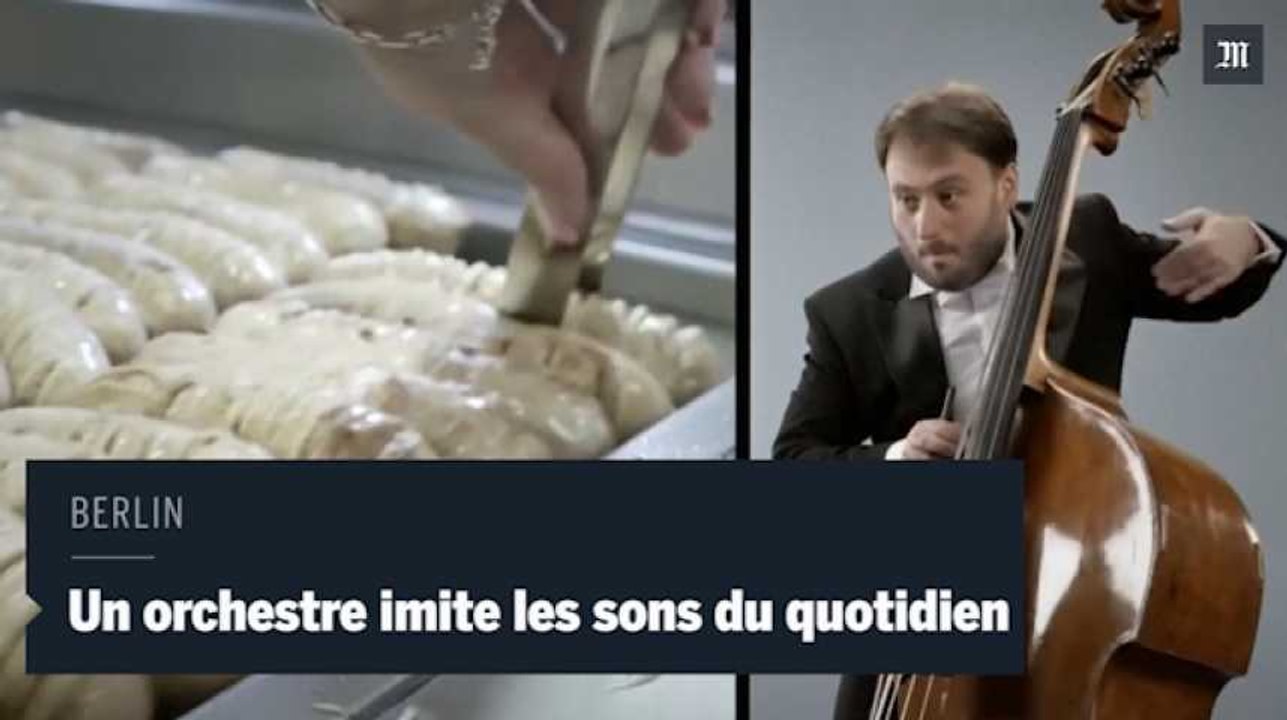 Canards, joggueur ou saucisses : un orchestre berlinois imite les sons du quotidien