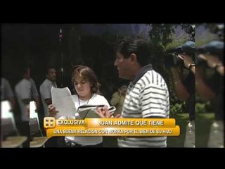 Juan Osorio reacciona al llanto de Niurka