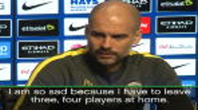 Guardiola 'happy' with City's squad