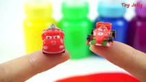 Learn Colors Clay Slime Surprise Toys Peppa Pig My Little Pony Squinkies Disney Cars Monster Sponge