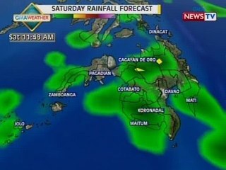 NTVL: Weather update as of 07:51 p.m. (October 9, 2015)