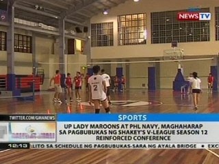 UP Lady Maroons at PHL Navy, maghaharap sa pagbubukas ng Shakey's V-League