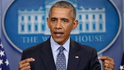 Barack Obama says Donald Trump's travel ban has put 'American values at stake'