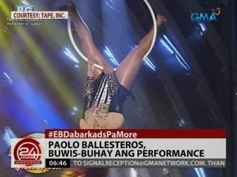 24Oras: Paolo Ballesteros, buwis-buhay ang performance