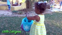 HUGE EASTER EGG HUNT FOR KIDS Surprise Eggs Candy Toys   Dying Easter Eggs Colors! ~ Little LaVignes