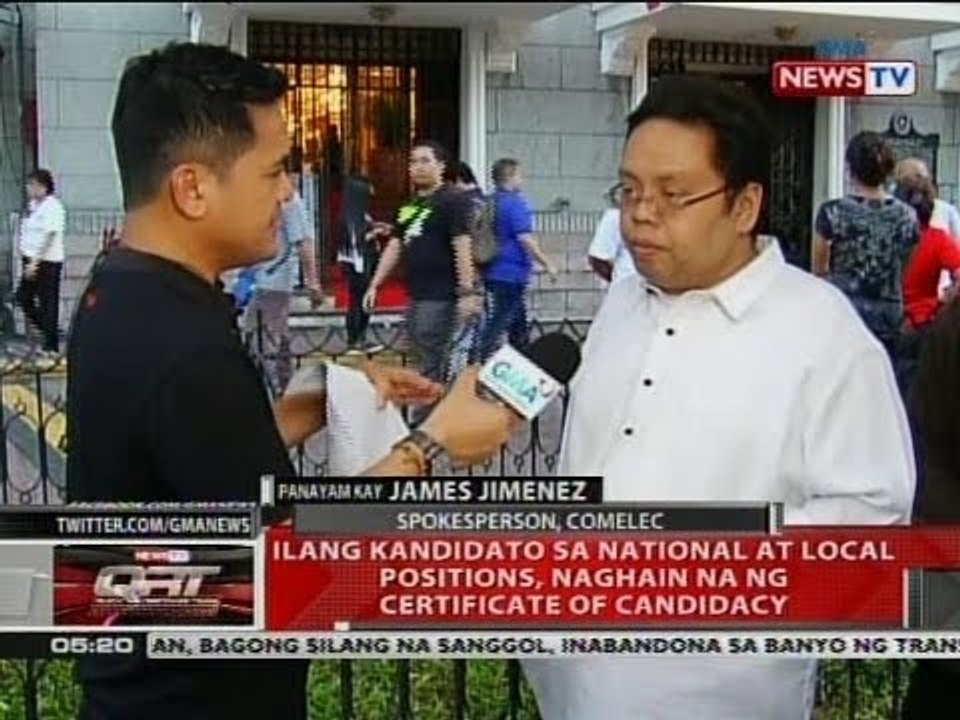 QRT: Panayam kay Dir. James Jimenez, Comelec spokesperson