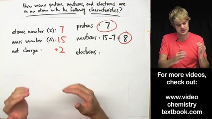 Practice Problems Net Charge Mass Number Atomic Number
